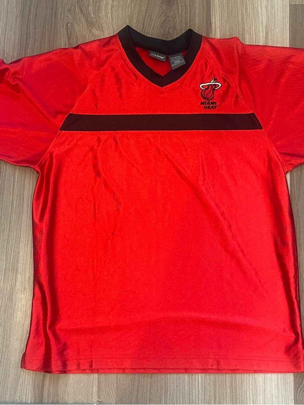 Pro Edge Miami Heat Red Jersey with Black Trim